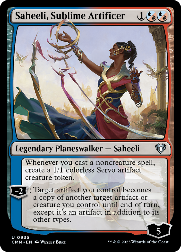 Saheeli, Sublime Artificer [Commander Masters] | Golgari Games