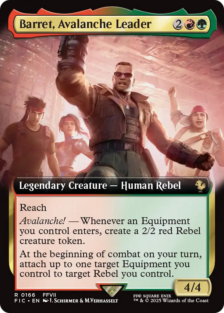 Barret, Avalanche Leader (Extended Art) [FINAL FANTASY Commander] | Local Legends