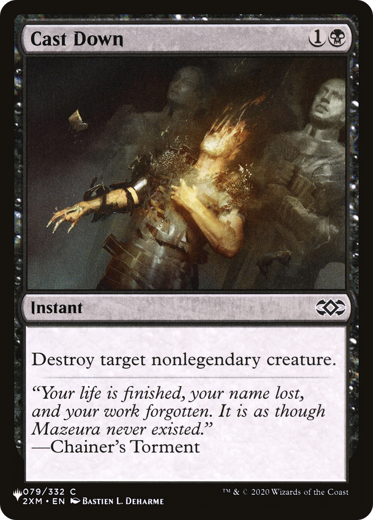 Cast Down (2XM) [The List] | Local Legends