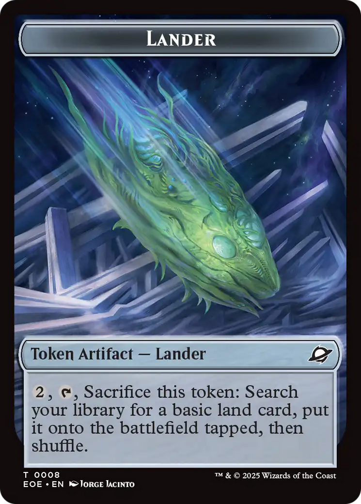 Beast (0006) // Lander Double-Sided Token [Edge of Eternities Tokens] | Local Legends
