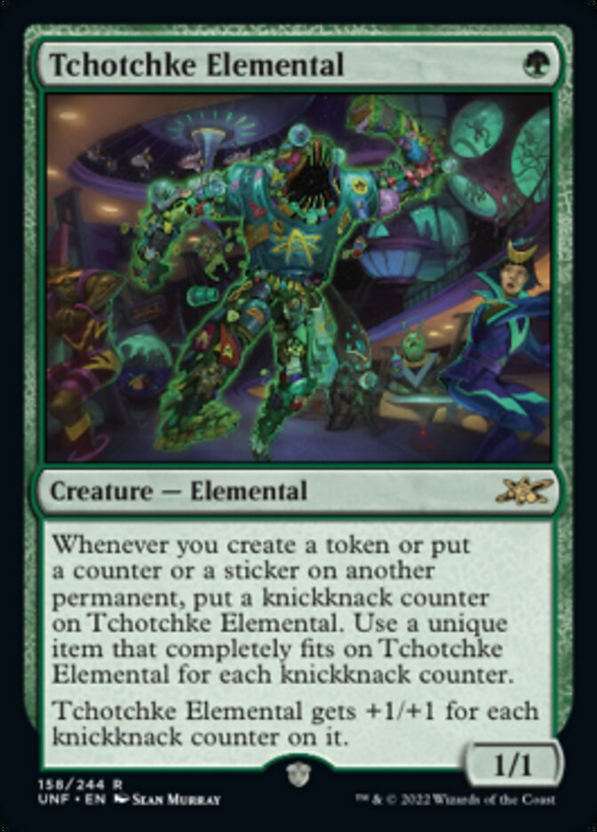 Tchotchke Elemental [Unfinity] | Golgari Games