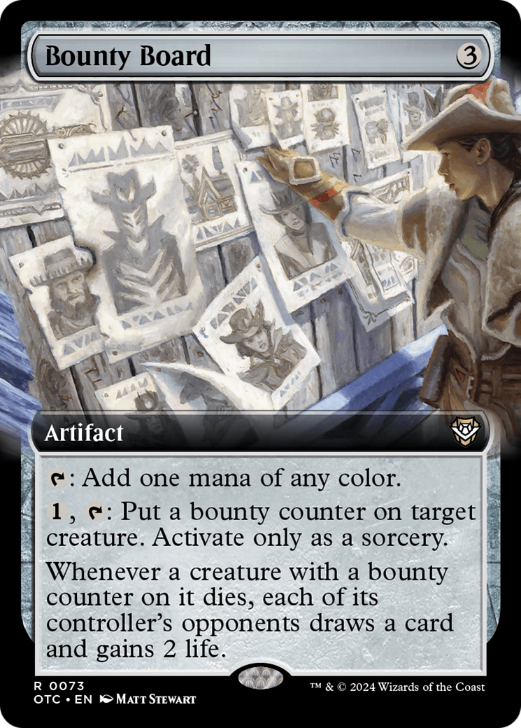 Bounty Board (Extended Art) [Outlaws of Thunder Junction Commander] | Local Legends