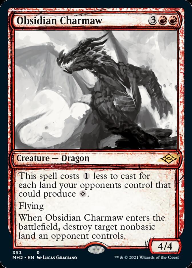 Obsidian Charmaw (Sketch) [Modern Horizons 2] | Local Legends