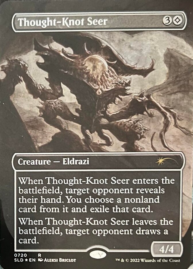 Thought-Knot Seer (720) (Borderless) [Secret Lair Drop Promos] | Local Legends