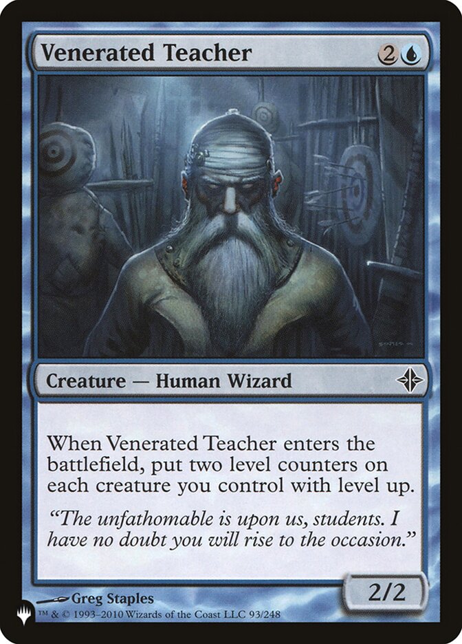 Venerated Teacher [The List] | Local Legends