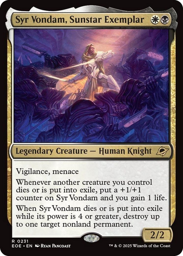 Syr Vondam, Sunstar Exemplar [Edge of Eternities] | Local Legends