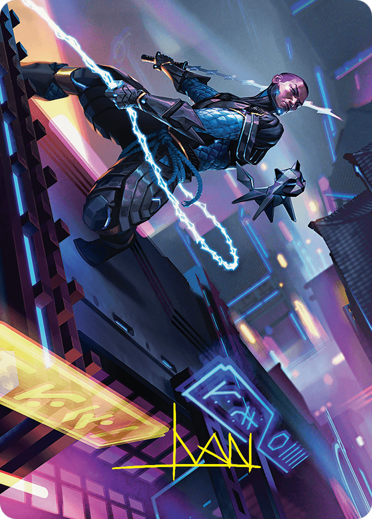 Kiora, the Rising Tide Art Card (30/54) (Gold-Stamped Signature) [Foundations Art Series] | Local Legends