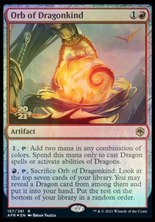 Orb of Dragonkind [Dungeons & Dragons: Adventures in the Forgotten Realms Prerelease Promos] | Local Legends