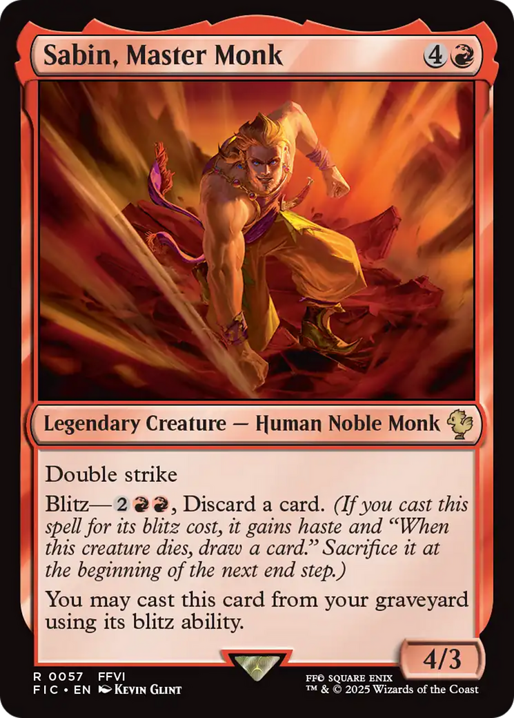 Sabin, Master Monk [FINAL FANTASY Commander] | Local Legends
