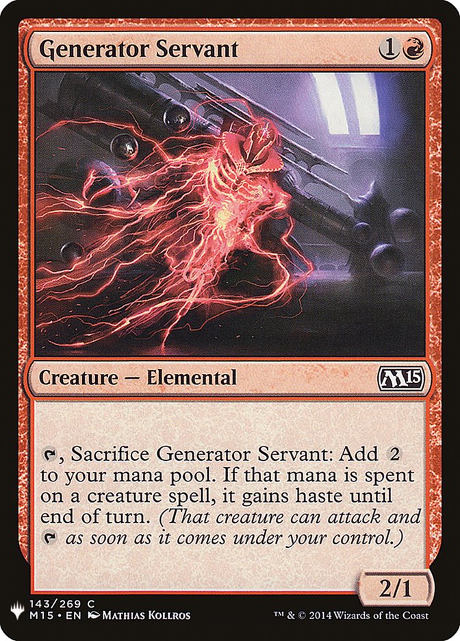 Generator Servant [Mystery Booster] | Local Legends