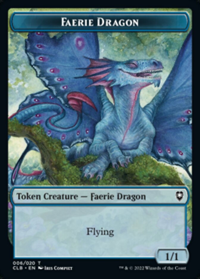 Faerie Dragon Token [Commander Legends: Battle for Baldur's Gate Tokens] | Local Legends