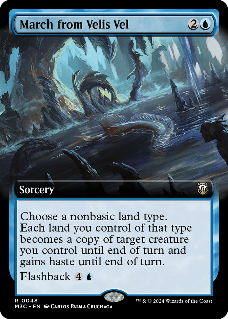 March from Velis Vel (Extended Art) [Modern Horizons 3 Commander] | Local Legends