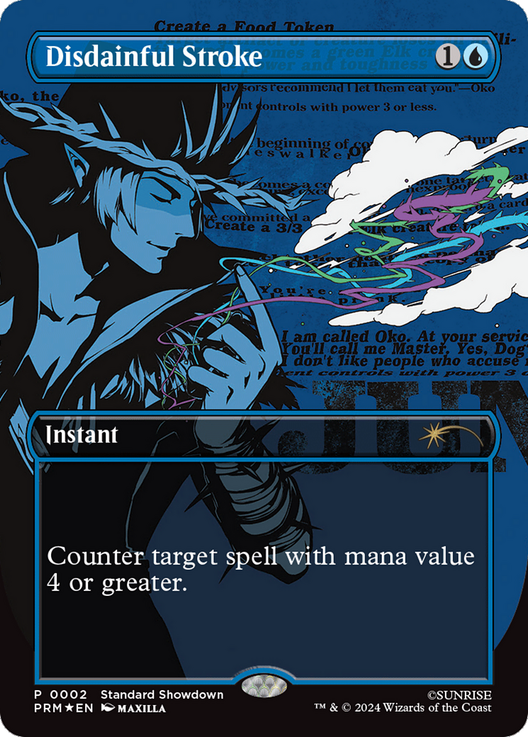 Disdainful Stroke [Standard Showdown Promos] | Local Legends