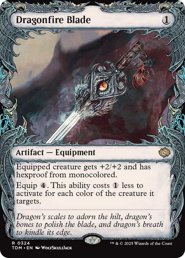 Dragonfire Blade (Showcase) [Tarkir: Dragonstorm] | Local Legends