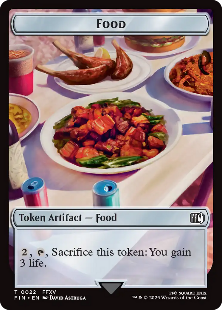 Hero (0004) // Food Double-Sided Token [FINAL FANTASY Tokens] | Local Legends