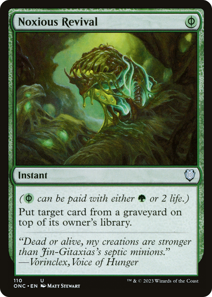 Noxious Revival [Phyrexia: All Will Be One Commander] | Local Legends