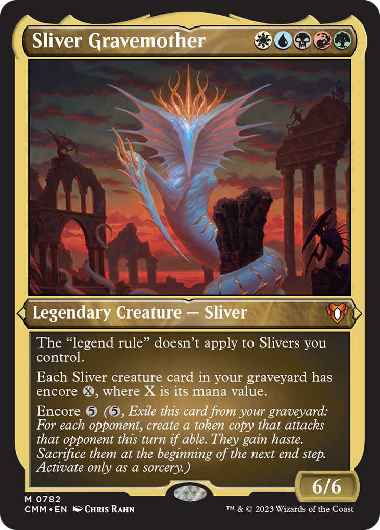 Sliver Gravemother (Display Commander) (Foil Etched) [Commander Masters] | Local Legends