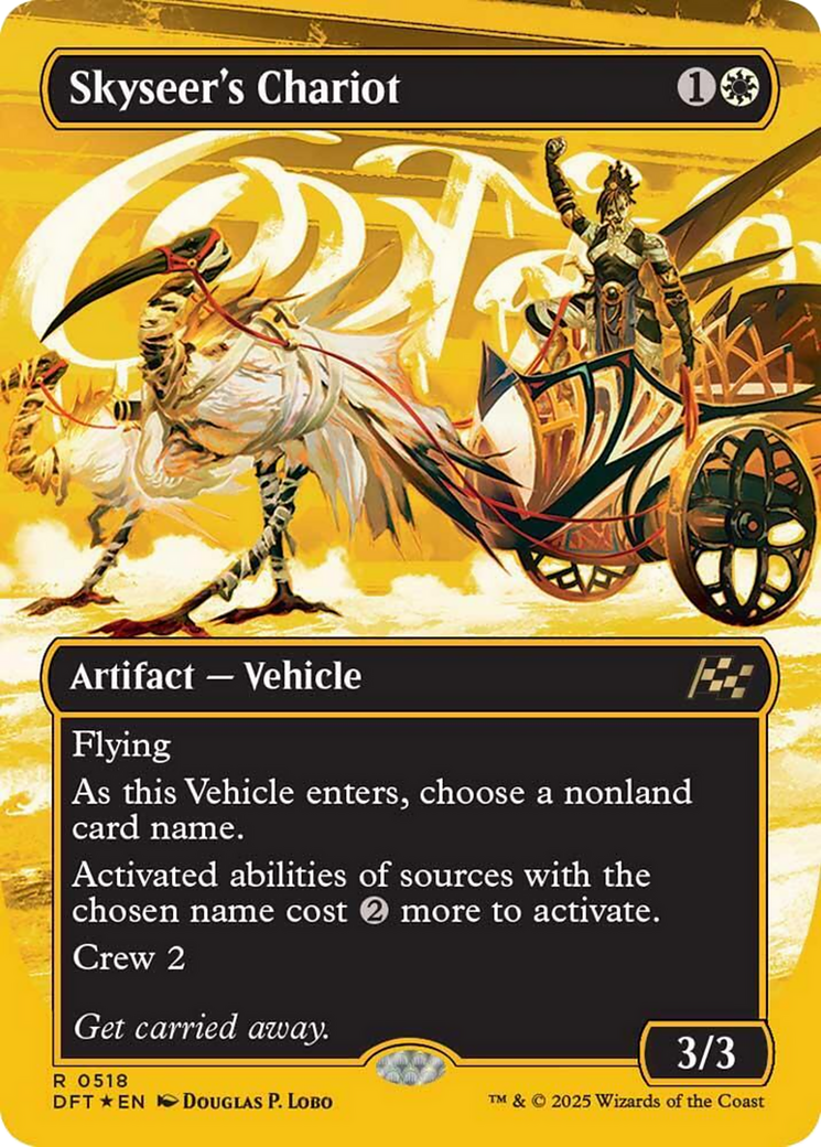 Skyseer's Chariot (Borderless) (First-Place Foil) [Aetherdrift] | Local Legends