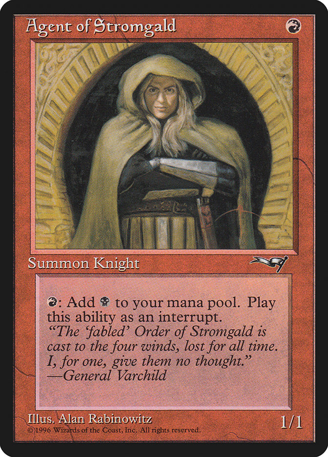 Agent of Stromgald (Arms Crossed) [Alliances] | Local Legends