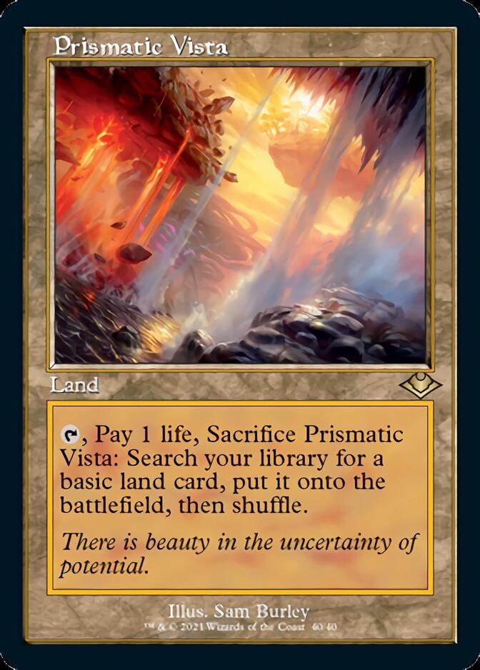 Prismatic Vista (Retro) [Modern Horizons] | Golgari Games