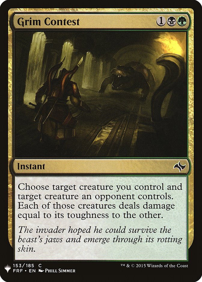 Grim Contest [Mystery Booster] | Local Legends