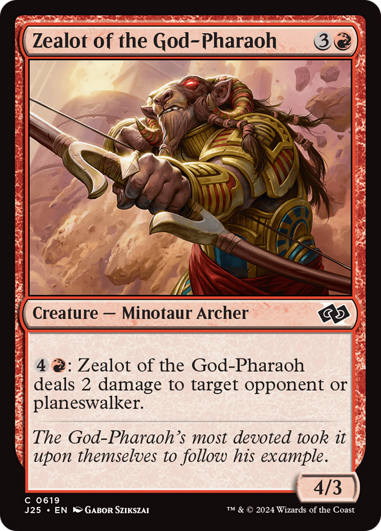 Zealot of the God-Pharaoh [Foundations Jumpstart] | Golgari Games