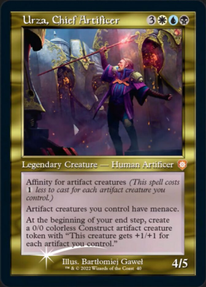 Urza, Chief Artificer (040) (Retro) (Display Commander) [The Brothers' War Commander] | Local Legends