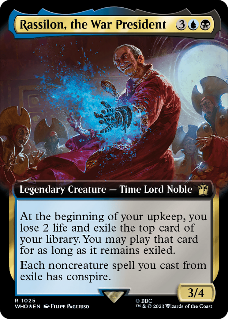 Rassilon, the War President (Extended Art) (Surge Foil) [Doctor Who] | Local Legends