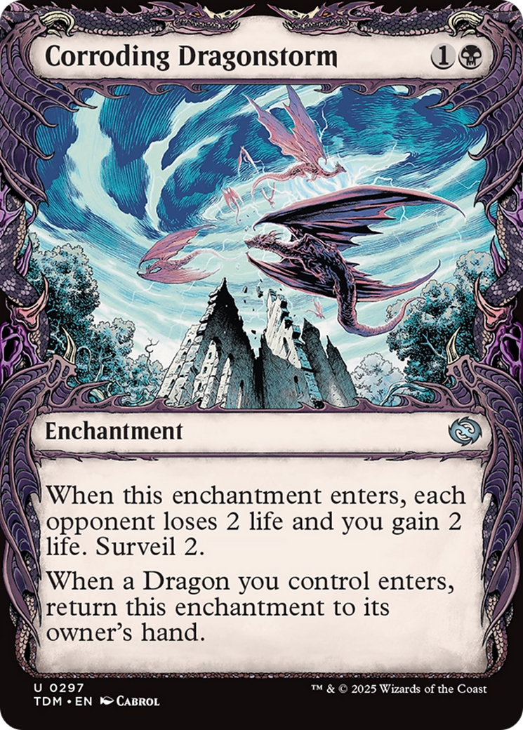 Corroding Dragonstorm (Showcase) [Tarkir: Dragonstorm] | Local Legends