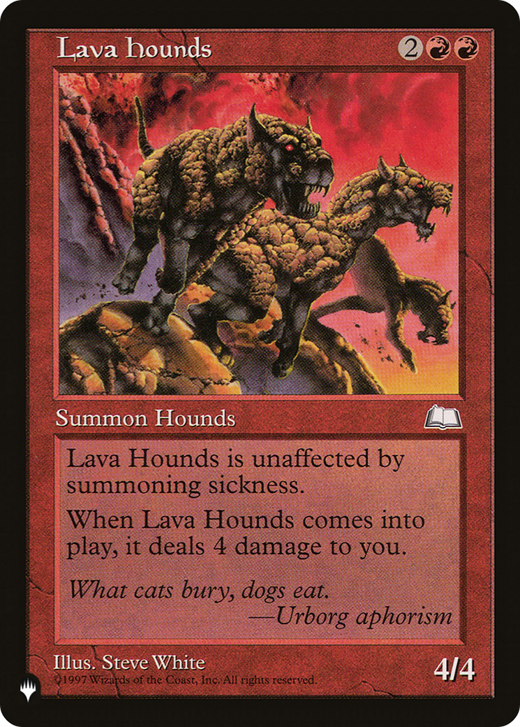 Lava Hounds [The List] | Local Legends