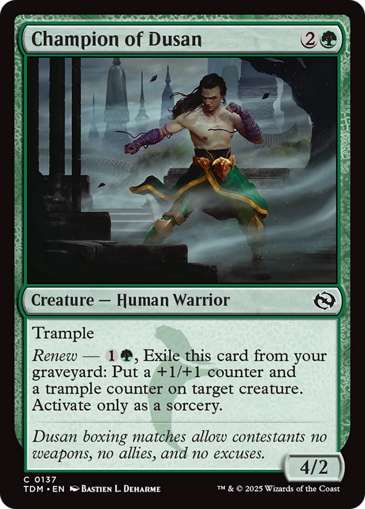 Champion of Dusan [Tarkir: Dragonstorm] | Local Legends
