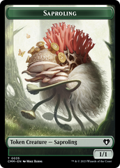 Saproling // Satyr Double-Sided Token [Commander Masters Tokens] | Local Legends