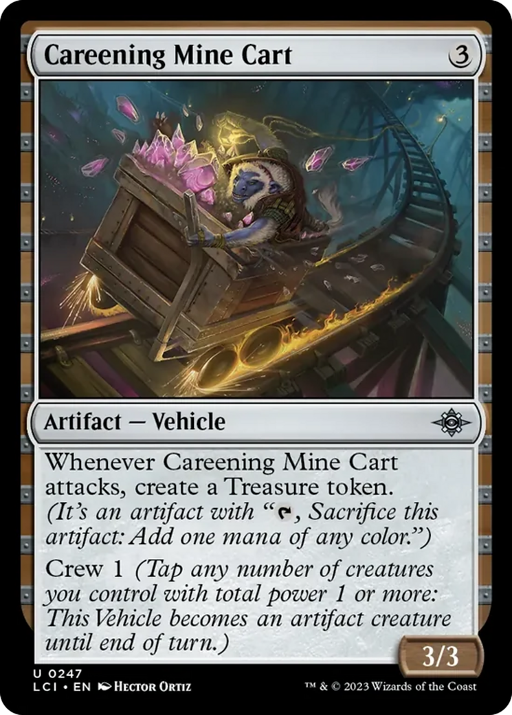 Careening Mine Cart [The Lost Caverns of Ixalan] | Golgari Games