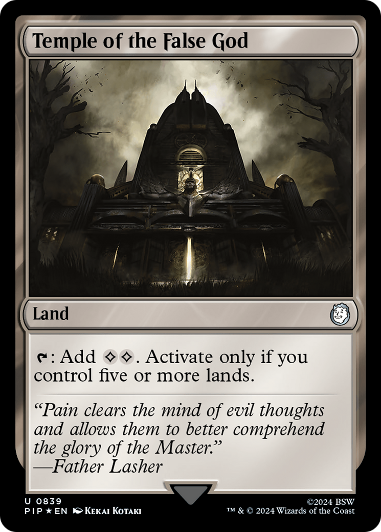 Temple of the False God (Surge Foil) [Fallout] | Local Legends