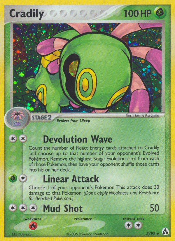 Cradily (3/92) [EX: Legend Maker] | Local Legends