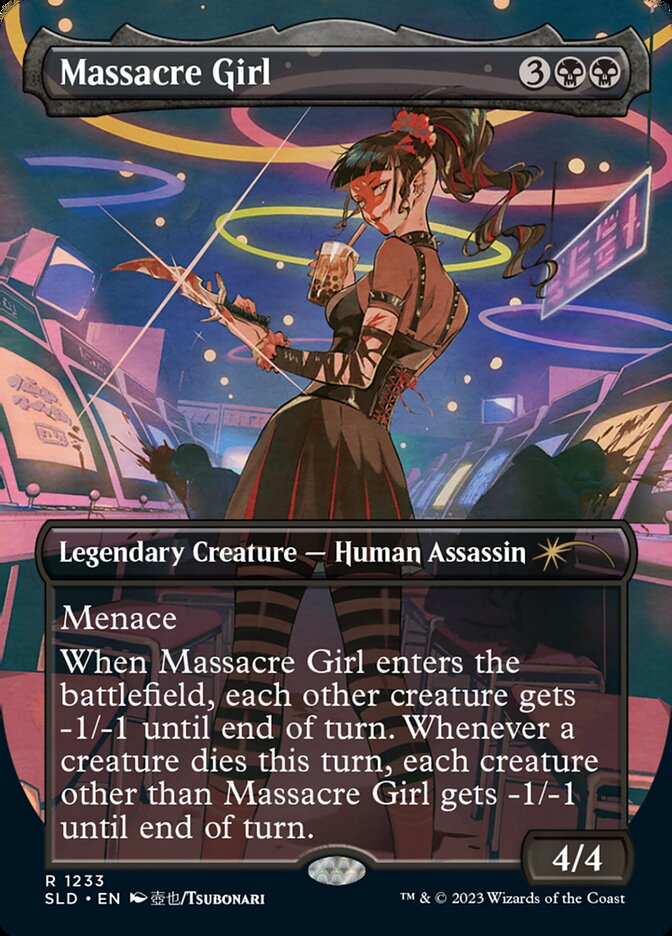 Massacre Girl (Borderless) [Secret Lair Drop Series] | Local Legends