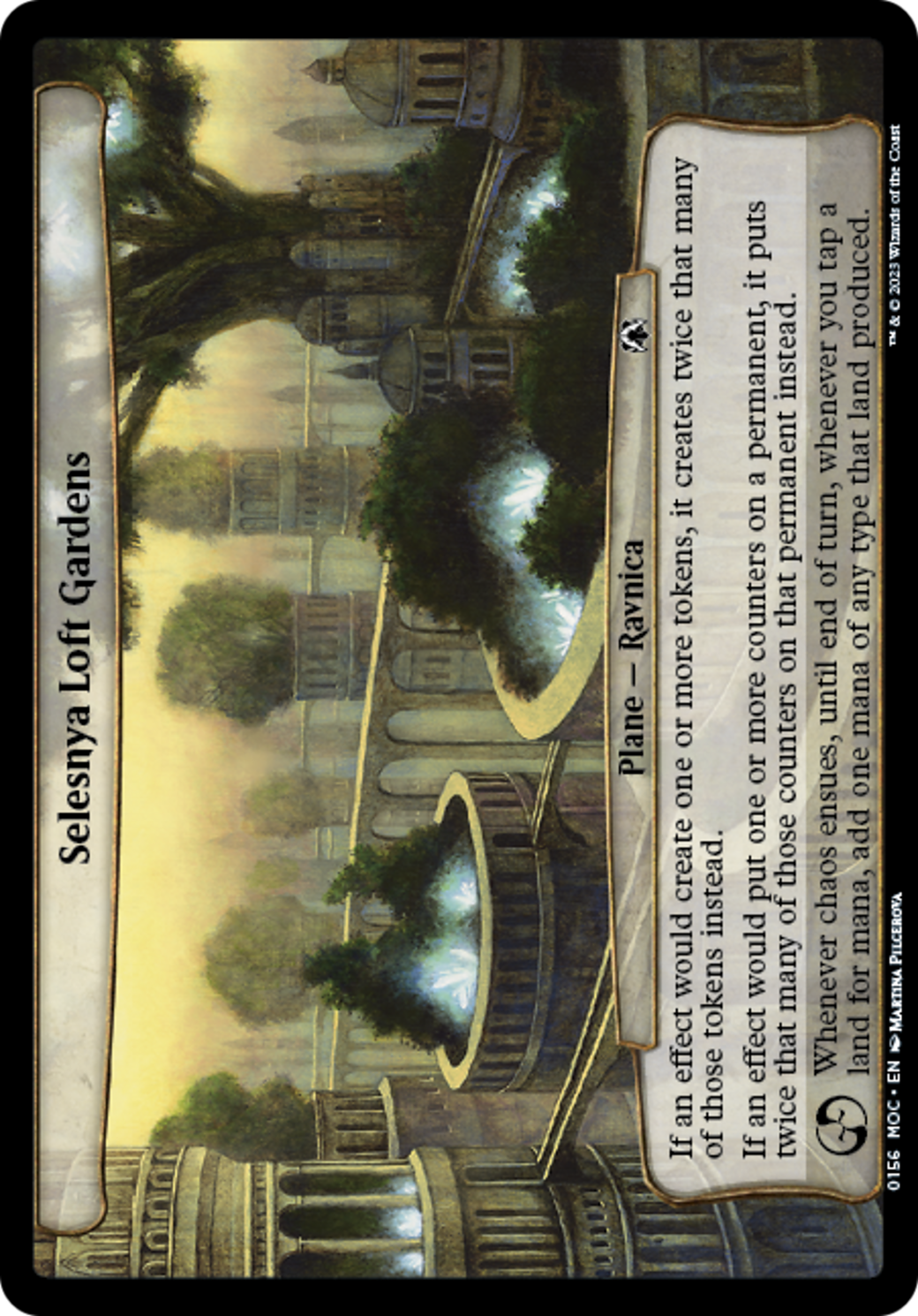 Selesnya Loft Gardens [March of the Machine Commander] | Golgari Games