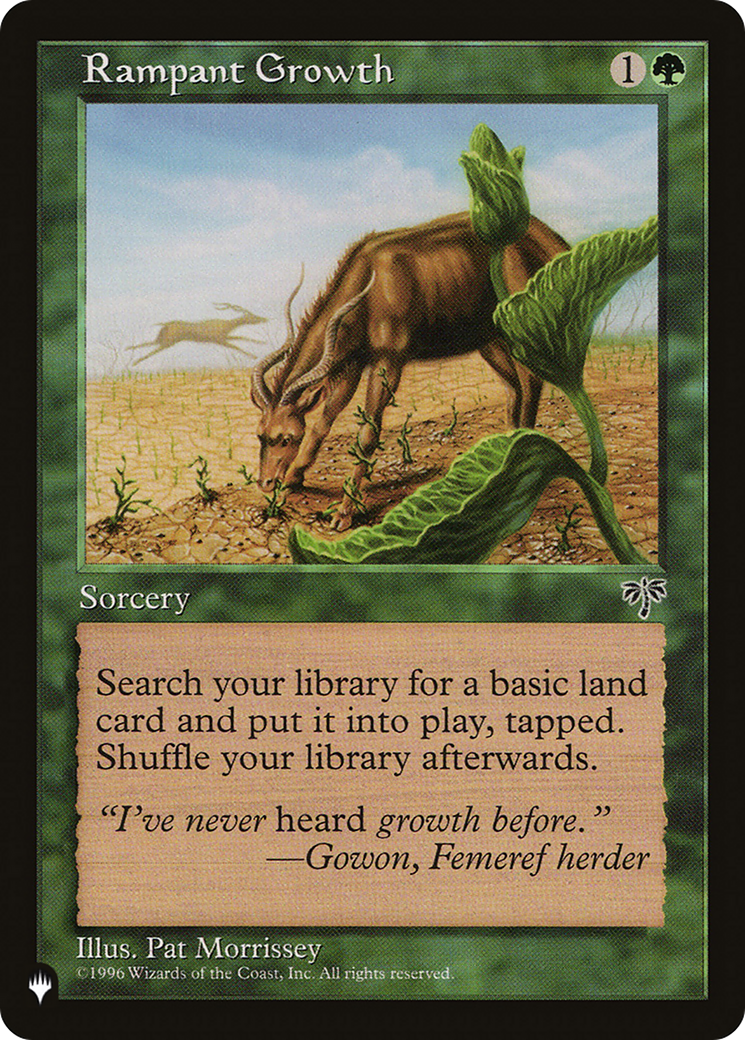 Rampant Growth (MIR) [The List] | Local Legends