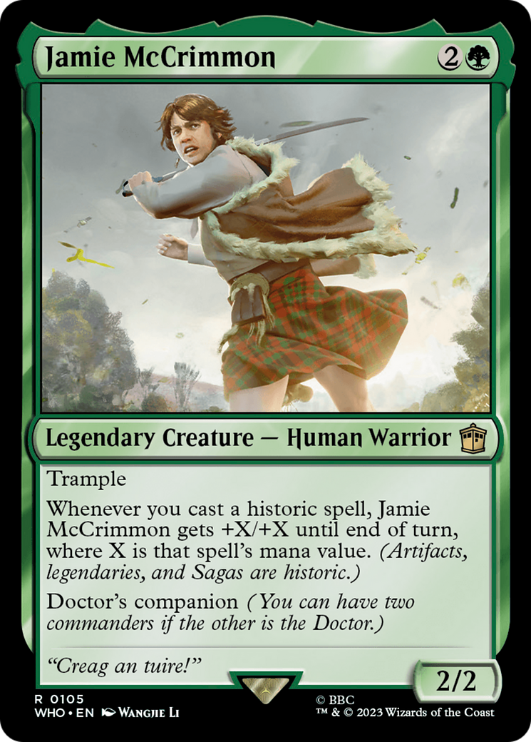 Jamie McCrimmon (Extended Art) [Doctor Who] | Local Legends