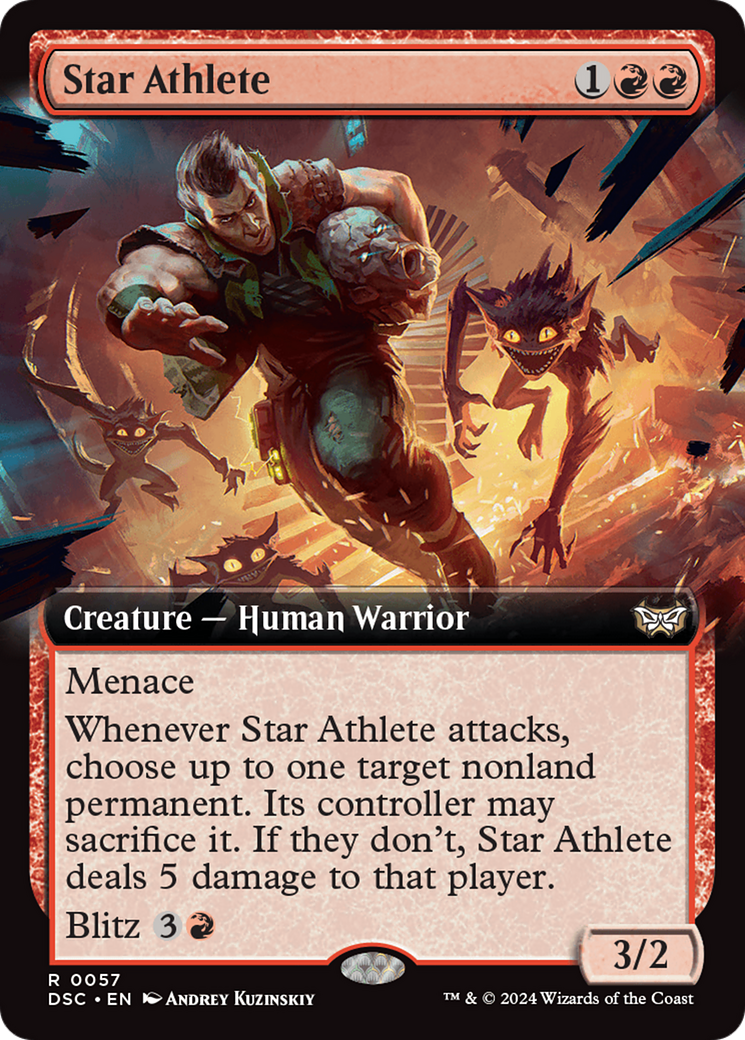 Star Athlete (Extended Art) [Duskmourn: House of Horror Commander] | Golgari Games