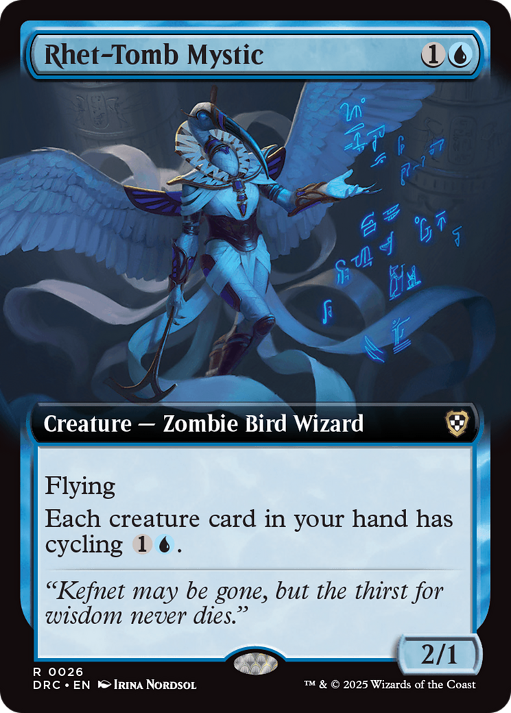 Rhet-Tomb Mystic (Extended Art) [Aetherdrift Commander] | Local Legends
