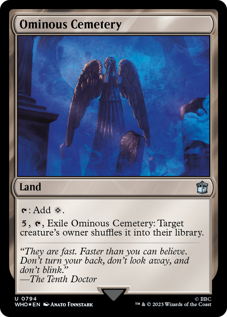 Ominous Cemetery (Surge Foil) [Doctor Who] | Local Legends