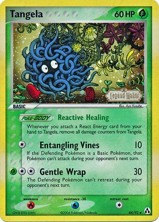 Tangela (44/92) (Stamped) [EX: Legend Maker] | Local Legends