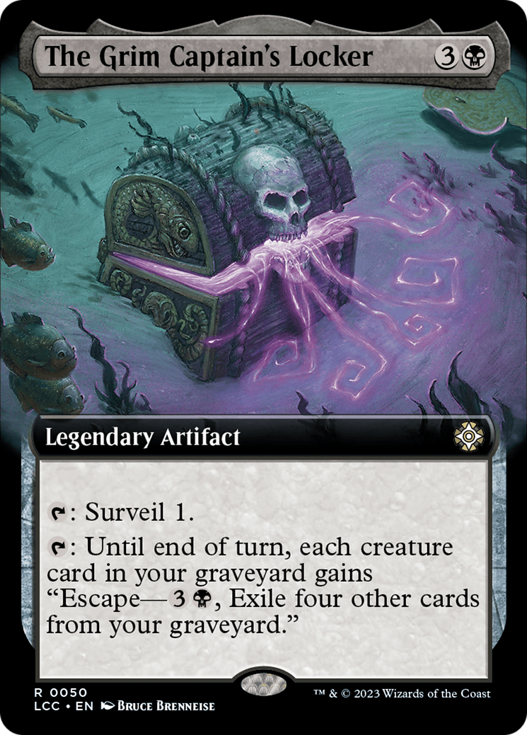 The Grim Captain's Locker (Extended Art) [The Lost Caverns of Ixalan Commander] | Local Legends