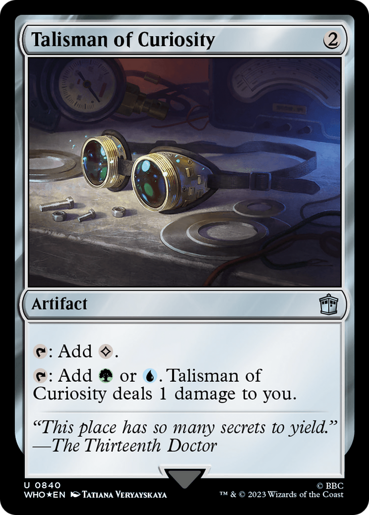 Talisman of Curiosity (Surge Foil) [Doctor Who] | Local Legends