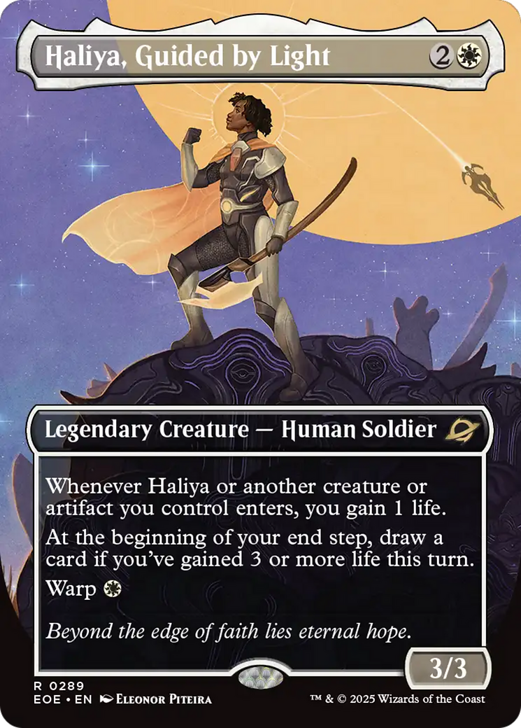 Haliya, Guided by Light (Borderless) [Edge of Eternities] | Local Legends