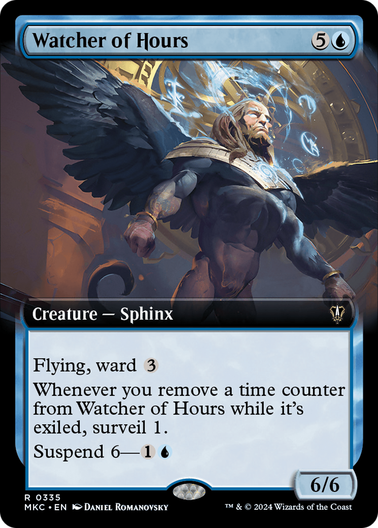 Watcher of Hours (Extended Art) [Murders at Karlov Manor Commander] | Local Legends