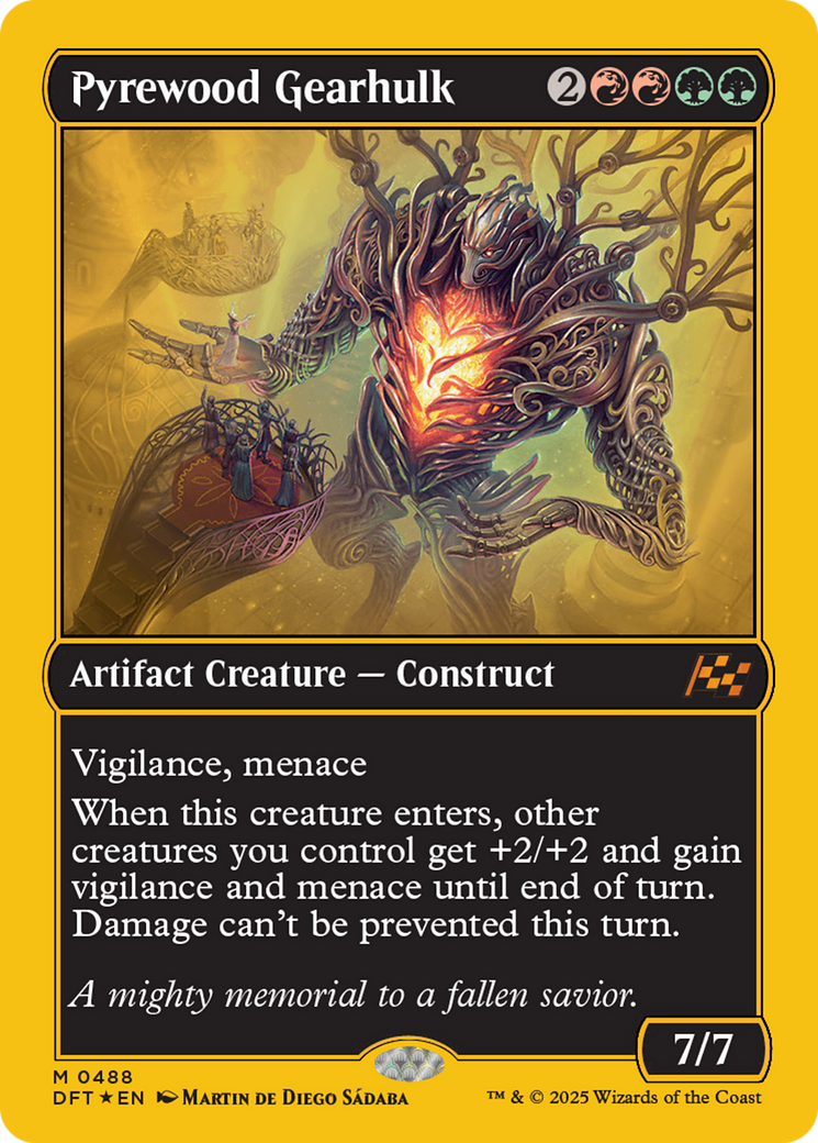 Pyrewood Gearhulk (First-Place Foil) [Aetherdrift] | Local Legends