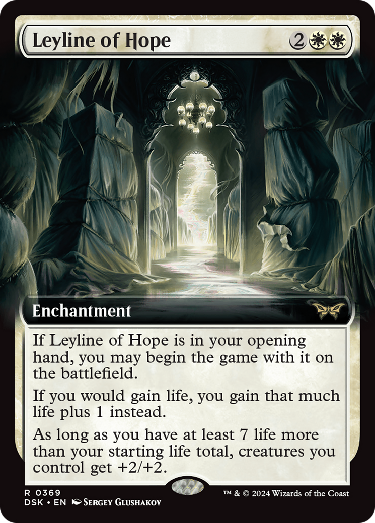Leyline of Hope (Extended Art) [Duskmourn: House of Horror] | Local Legends
