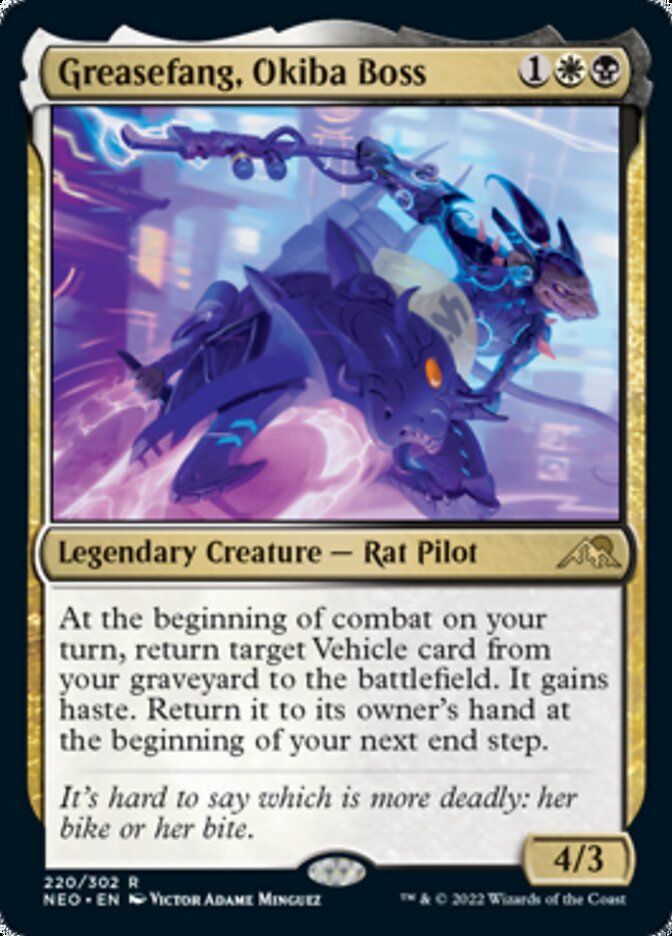 Greasefang, Okiba Boss [Kamigawa: Neon Dynasty] | Local Legends